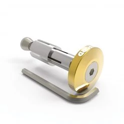 Oxford Aluminium Bar Ends 2 - Gold