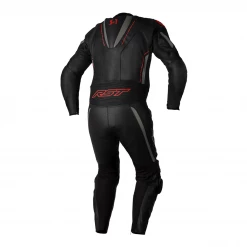 RST S1 CE Mens One Piece Leather Suit - Black / Grey / Red