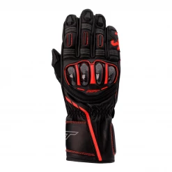 RST S1 CE Leather Mens Gloves - Black / Grey / Red