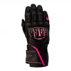 RST S1 CE Ladies Gloves - Black / Neon Pink