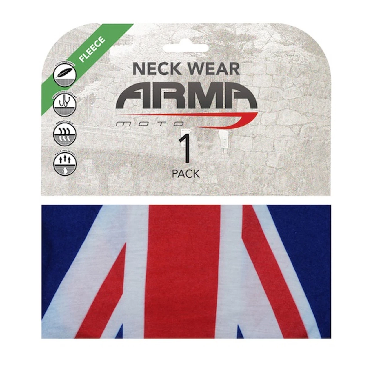 Armr Winter Fleece Face Mask Neck Tube - Union Jack 3 Armr Winter Fleece Face Mask Neck Tube - Union Jack