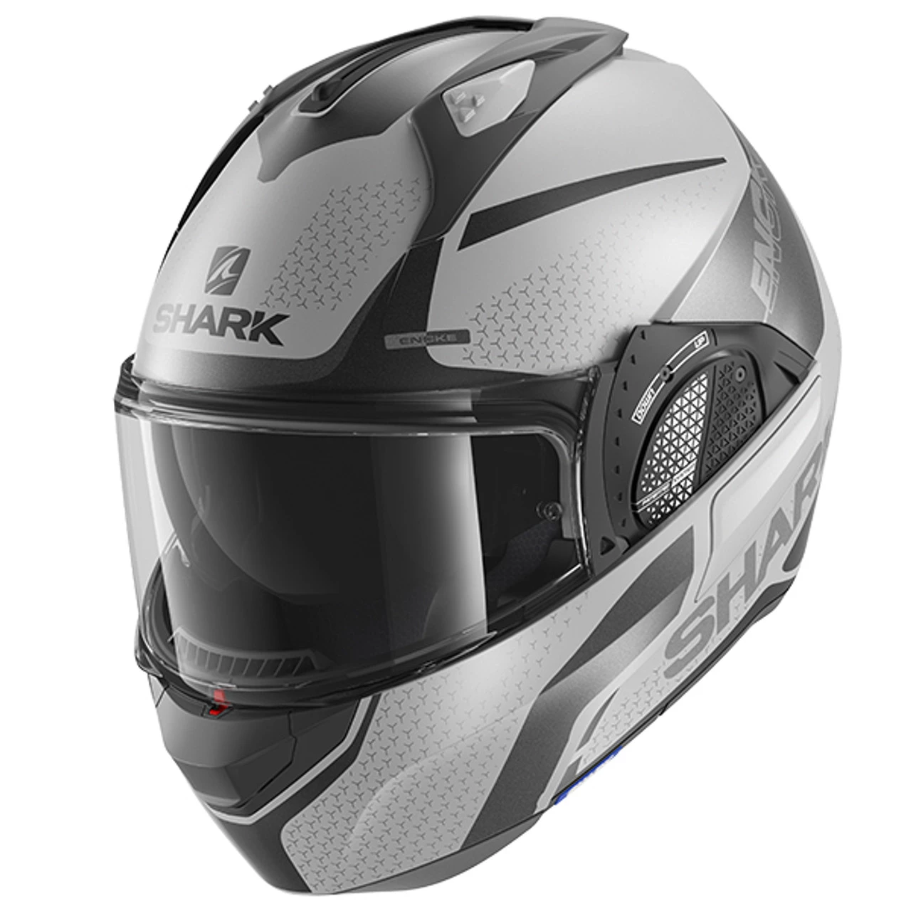 Shark Evo GT Flip Front Helmet Encke SAK - Mat Silver / Anthracite / Black 4 Shark Evo GT Flip Front Helmet Encke SAK - Mat Silver / Anthracite / Black - Image 2
