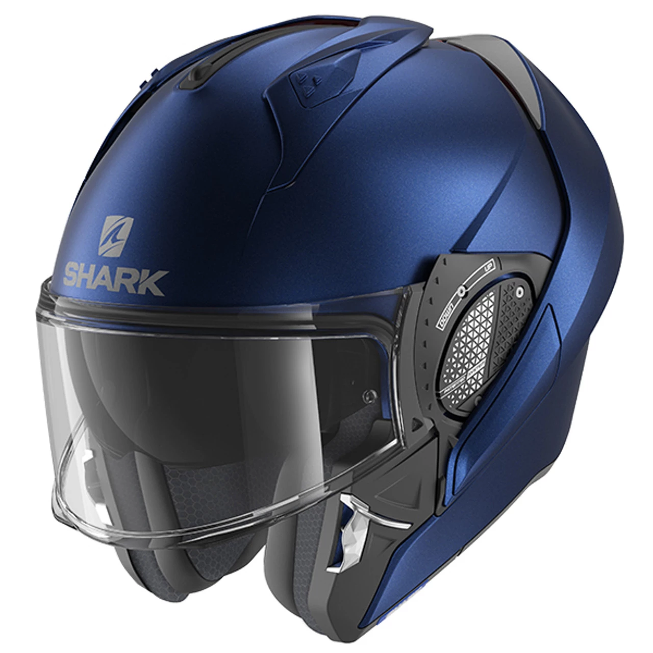 Shark Evo GT Flip Front Helmet Blank B06 - Matt Blue 3 Shark Evo GT Flip Front Helmet Blank B06 - Matt Blue