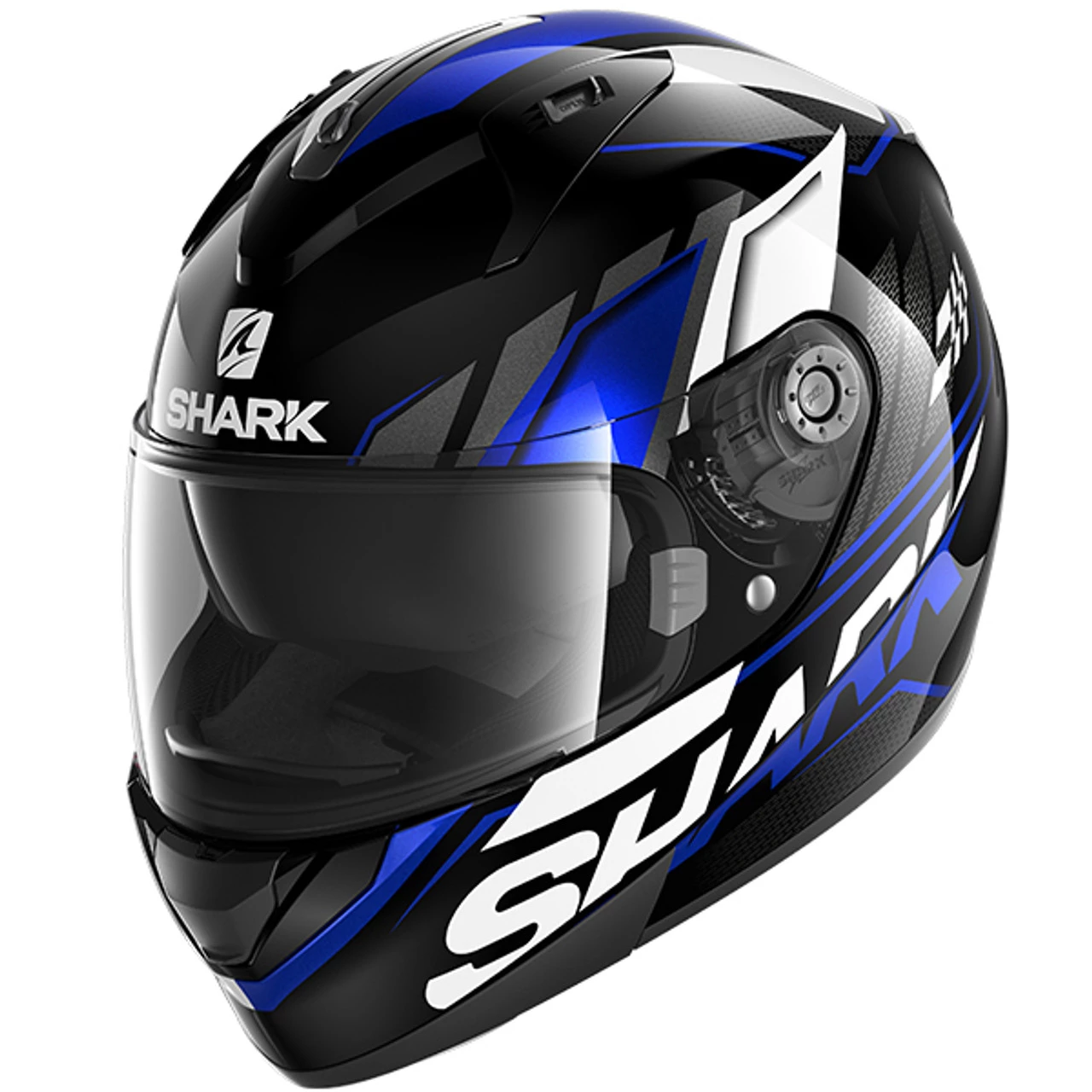 Shark Ridill 1.2 Phaz Helmet KBW - Black / Blue / White 4 Shark Ridill 1.2 Phaz Helmet KBW - Black / Blue / White - Image 2