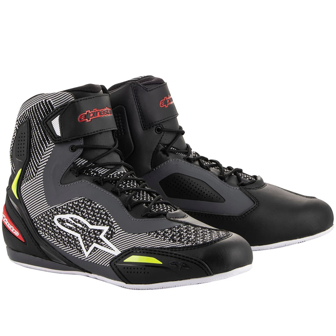 Faster 3 Rideknit Shoes - Black / Grey / Red / Fluo 3 Faster 3 Rideknit Shoes - Black / Grey / Red / Fluo