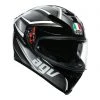 AGV K5-S Full Face Helmet - Tornado Black / Silver
