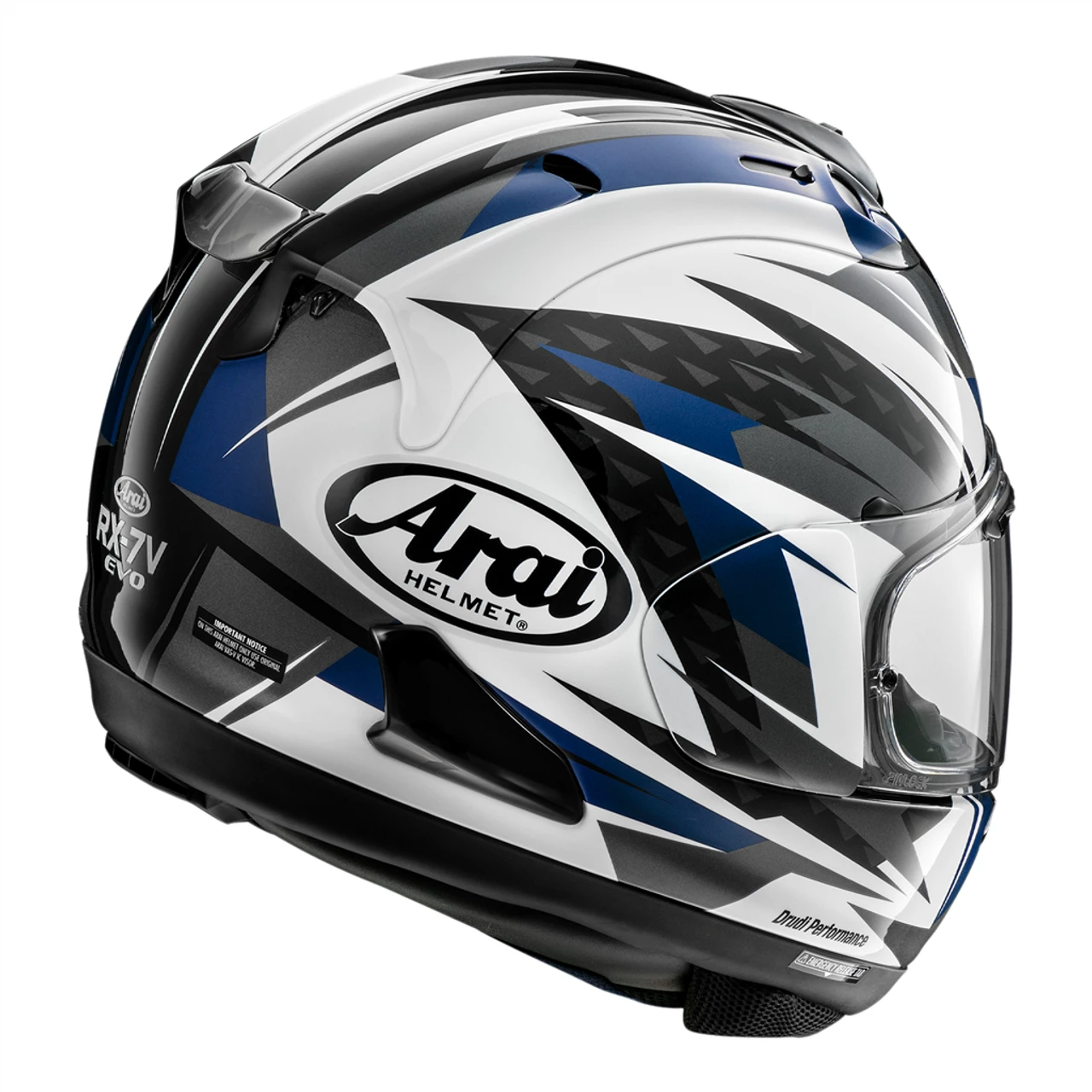 Arai RX-7V Evo Full Face Helemt - Rush Blue 4 Arai RX-7V Evo Full Face Helemt - Rush Blue - Image 2