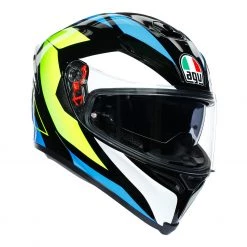 AGV K5-S Full Face Helmet - Tornado Black / Flo Yellow