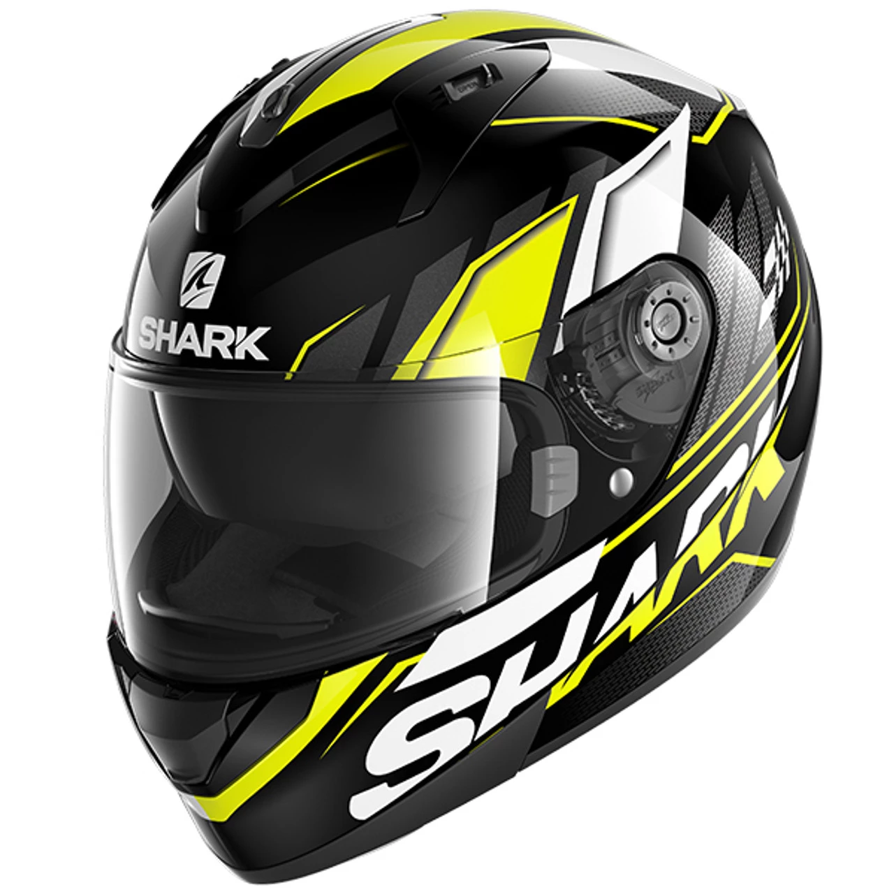 Shark Ridill 1.2 Phaz Helmet KYW - Black / Yellow / White 6 Shark Ridill 1.2 Phaz Helmet KYW - Black / Yellow / White - Image 4