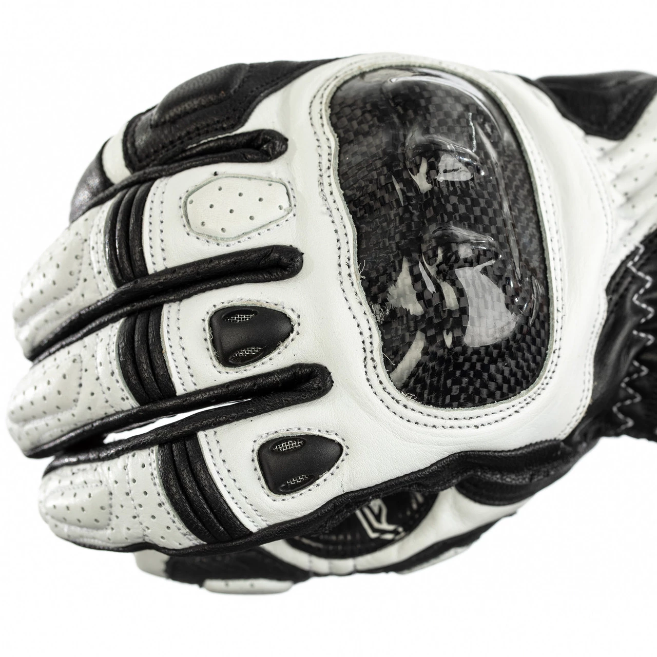 RST Stunt III CE Mens Gloves - Black / White 4 RST Stunt III CE Mens Gloves - Black / White - Image 2