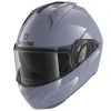 Shark Evo GT Flip Front Helmet Blank S01 - Gloss Grey .