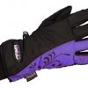 ARMR LWP225 Ladies Waterproof Textile Gloves - Black / Purple -megamotorcyclestore Official Shop A1122 LWP225 PURPLE 37574.1651250329
