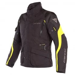 Dainese Tempest 2 D-Dry Waterproof Jacket - Nero / Nero / Giallo Fluo