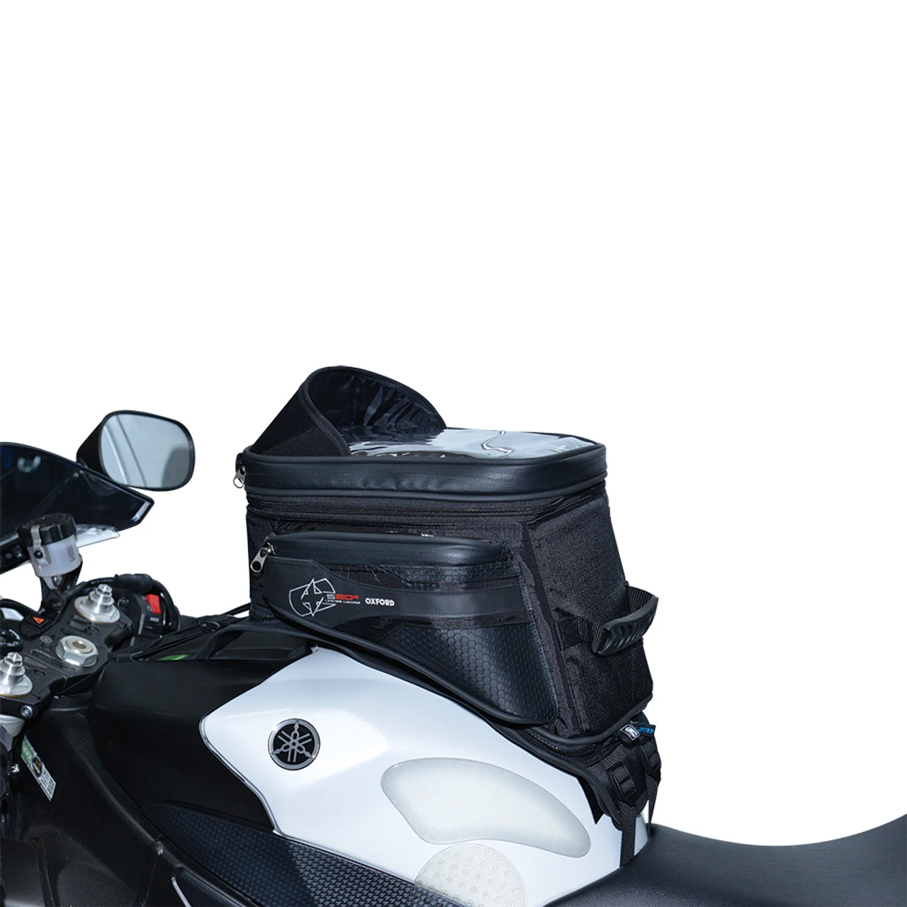 Oxford S20R Adventure Strap On Tank Bag - Black 3 Oxford S20R Adventure Strap On Tank Bag - Black