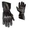 RST Axis CE Mens Leather Gloves - Black / Black