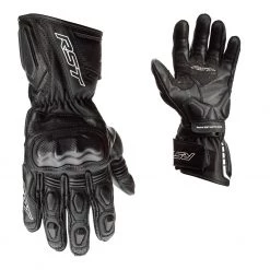 RST Axis CE Mens Leather Gloves - Black / Black