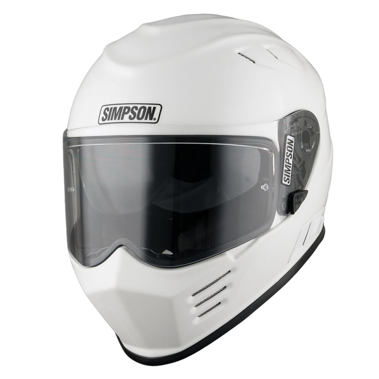 Simpson Venom Full Face Helmet - Gloss White 3 Simpson Venom Full Face Helmet - Gloss White