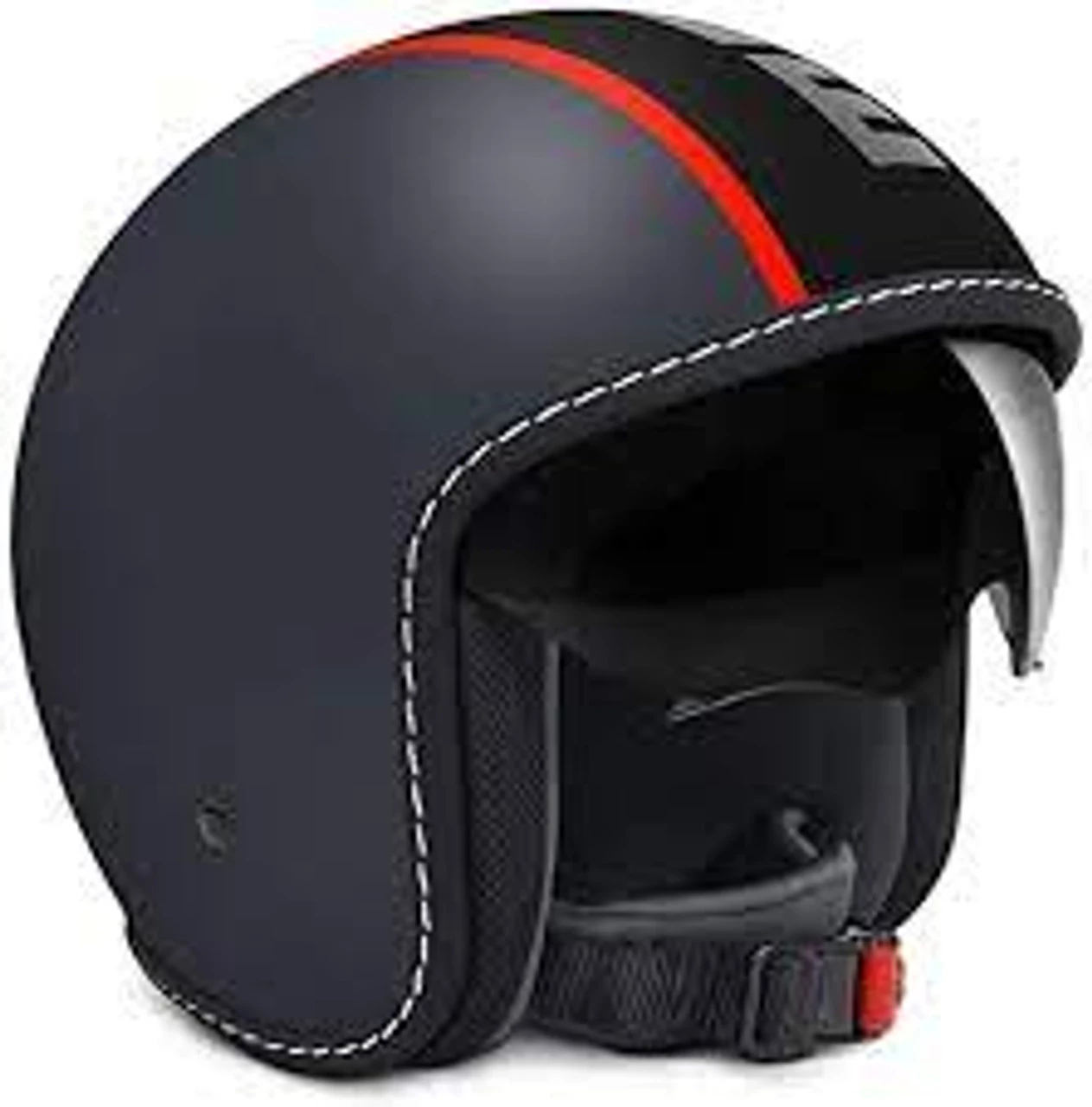 Momo Blade Open Face Helmet - Matt Grey / Fluo Red 3 Momo Blade Open Face Helmet - Matt Grey / Fluo Red