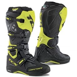 TCX Comp Evo Michelin Motocross Boots - Blue / Yellow
