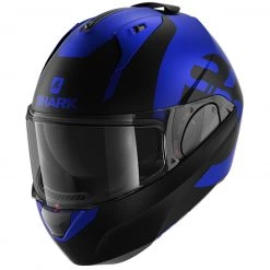 Shark Evo Es Kedje Flip Front Helmet Mat BKB - Blue / Black -megamotorcyclestore Official Shop e51bfd809fff3858f289b9214bfd9bf6144b618b 57537.1648214683