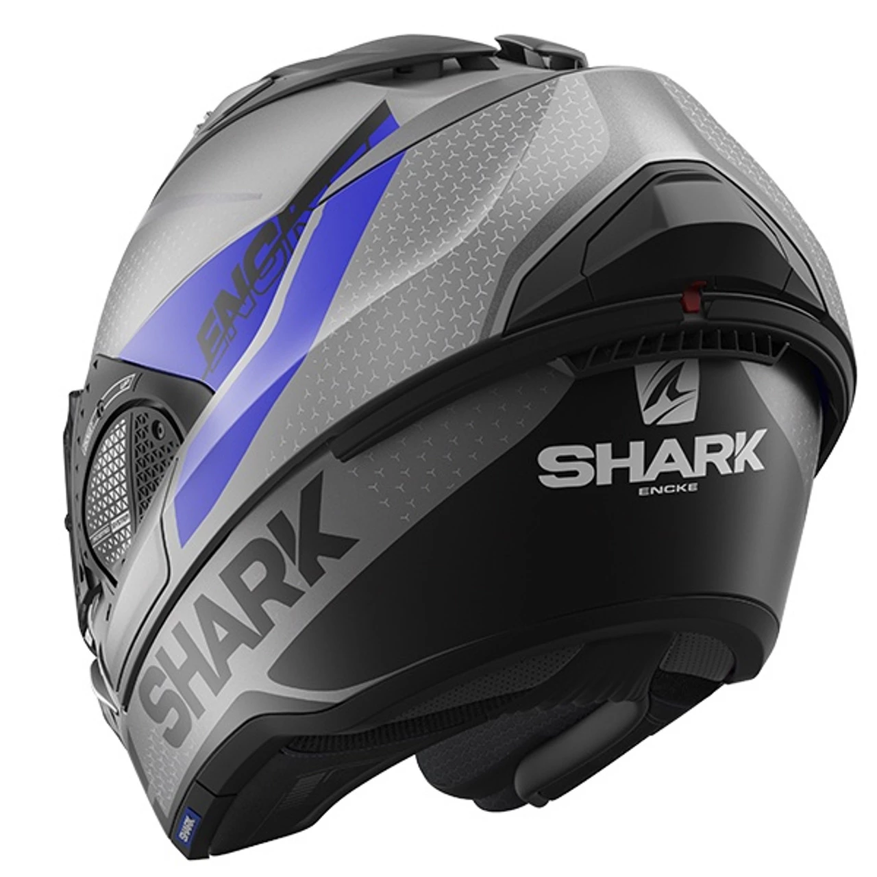 Shark Evo GT Flip Front Helmet Encke ABK - Mat Anthracite / Blue / Black . 4 Shark Evo GT Flip Front Helmet Encke ABK - Mat Anthracite / Blue / Black . - Image 2