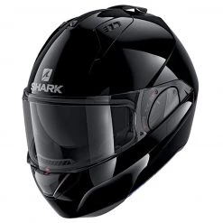 Shark Evo Es Flip Front Helmet Blank - Black .