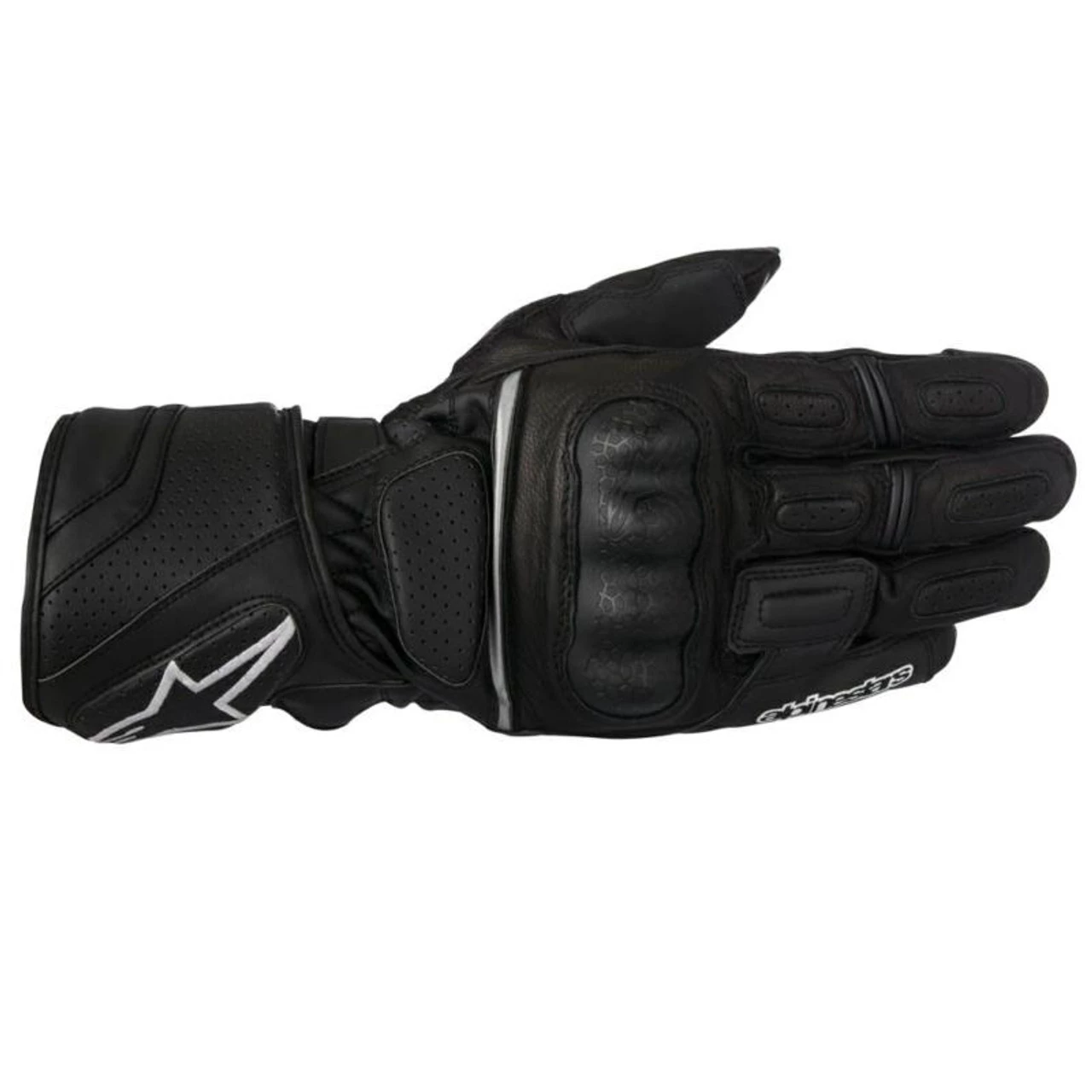 Alpinestars SPZ Drystar Waterproof Leather Textile Gloves - Black 3 Alpinestars SPZ Drystar Waterproof Leather Textile Gloves - Black