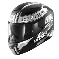 Shark D Skwal Sam Lowes Replica Full Face Helmet - Matt Black / Grey