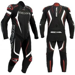 Richa Blade Leather Waterproof Boots - Black / White / Red