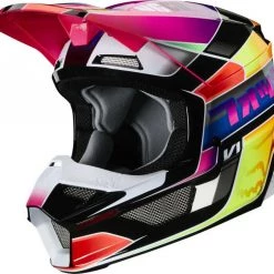 Fox Youth V1 Yorr MX20 Motocross Helmet - Multi Coloured