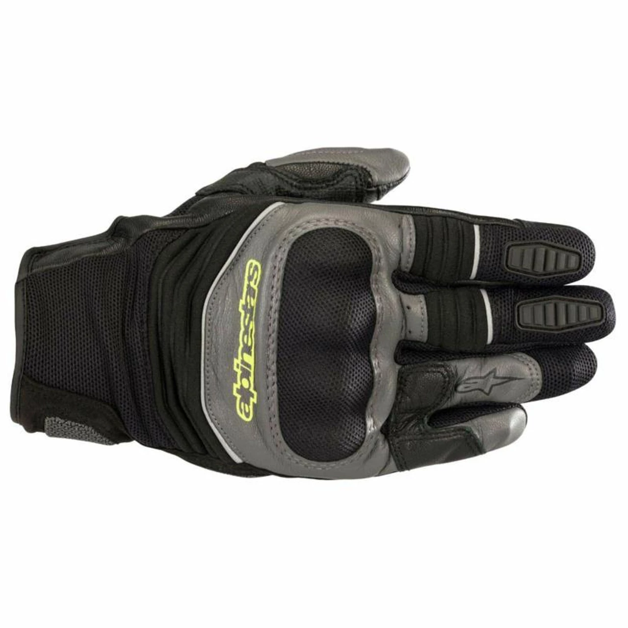 Alpinestars Crosser Air Touring Gloves - Grey / Fluo 3 Alpinestars Crosser Air Touring Gloves - Grey / Fluo