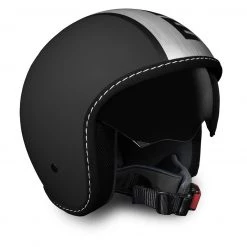Momo Blade Open Face Helmet - Matt Black / Frost Satin