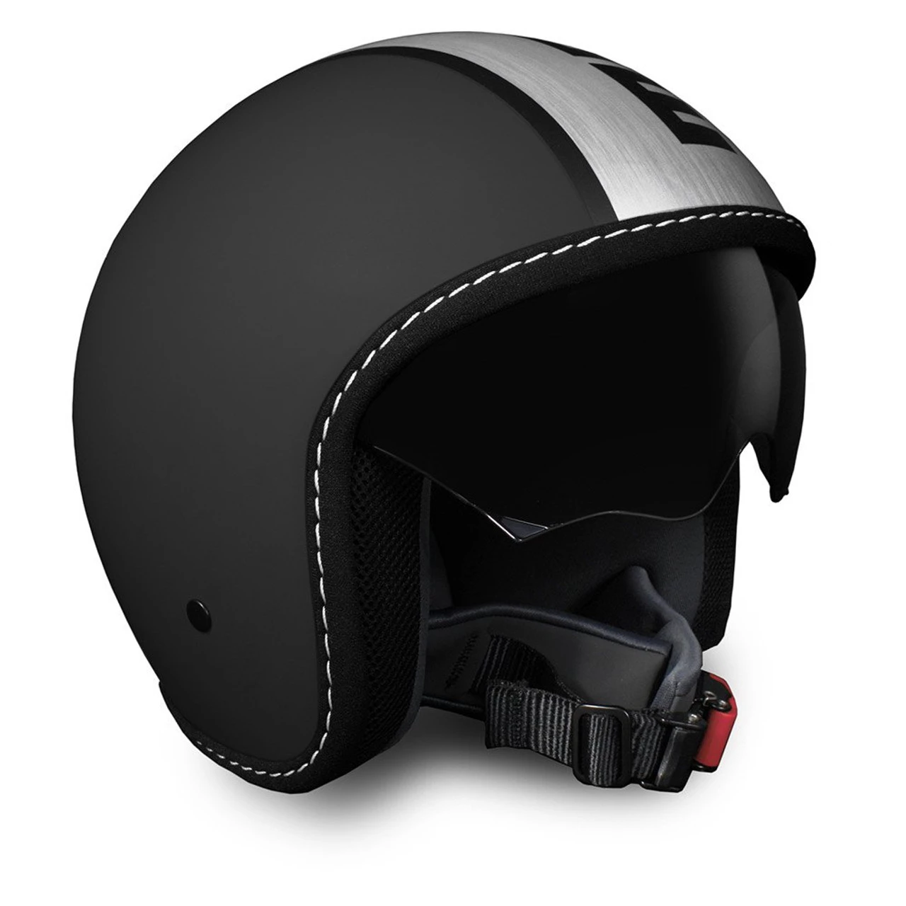 Momo Blade Open Face Helmet - Matt Black / Frost Satin 3 Momo Blade Open Face Helmet - Matt Black / Frost Satin