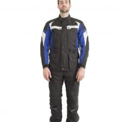 RST Axis CE Mens Textile Jacket - Black / Blue / White